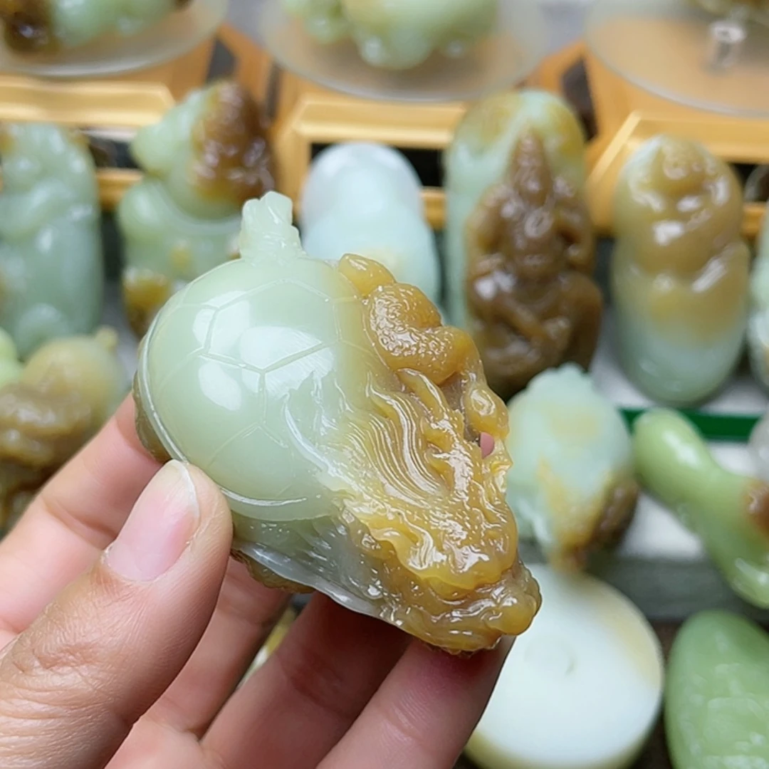 【闪购商品】未镶嵌和田玉挂件海***?