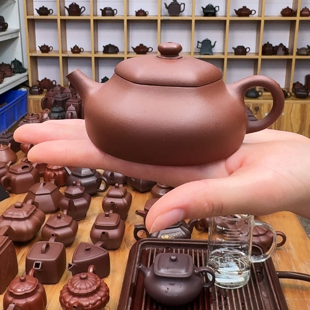 茶壶紫砂紫砂壶六方静乐160cc