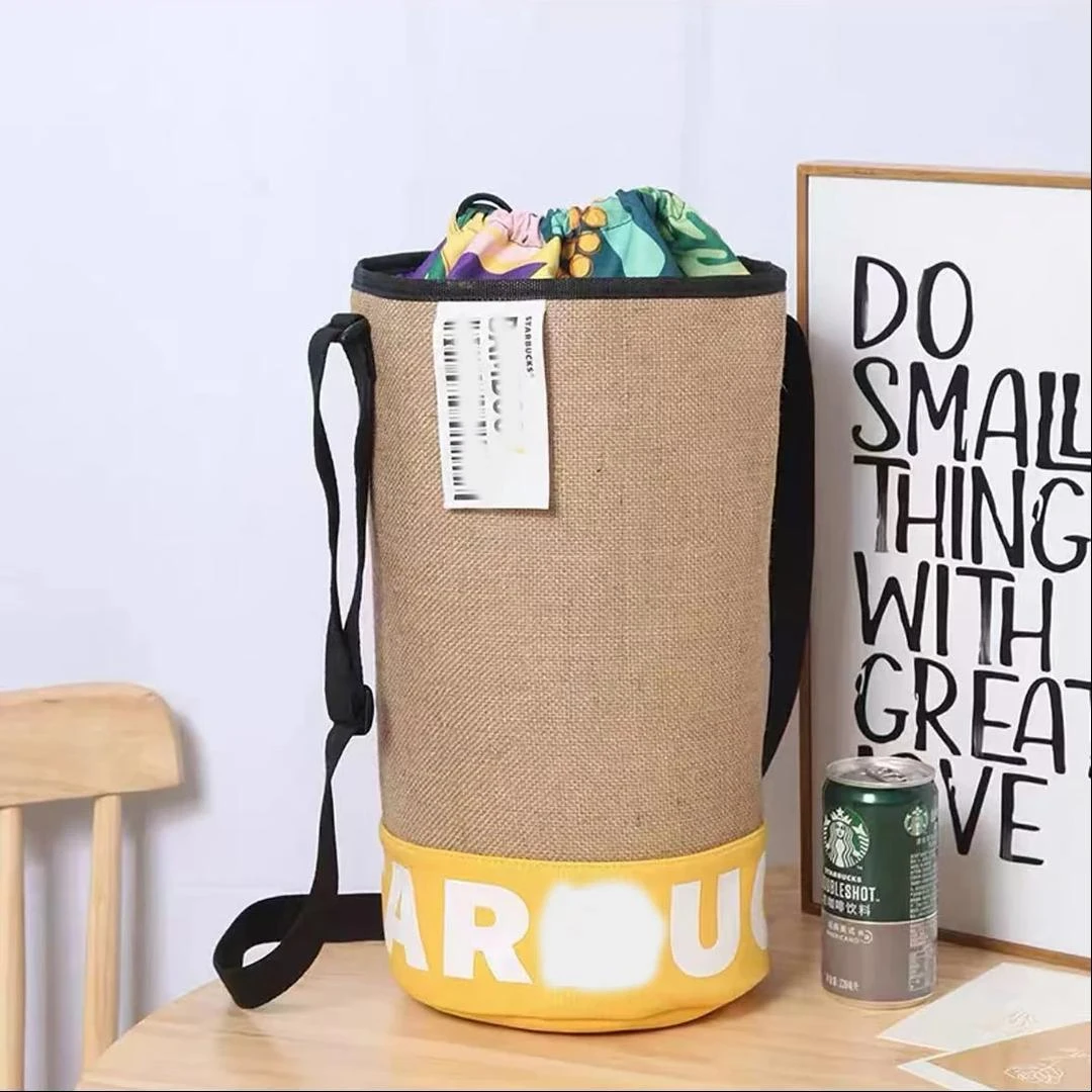 编制草编大容量单肩手提斜挎水桶包E508