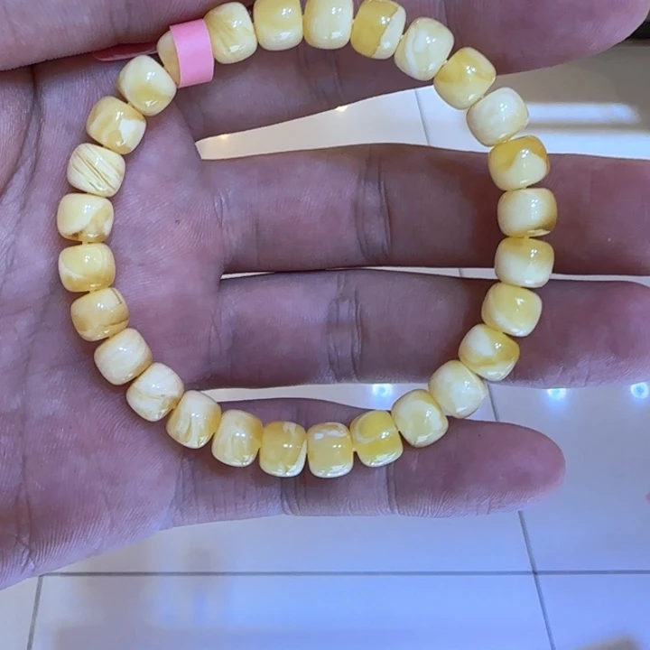 手链琥珀未镶嵌蜜蜡