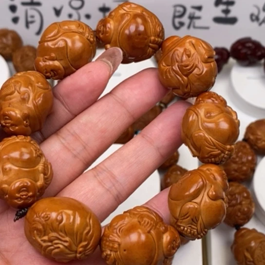 橄榄核手串/手链这个月还有这么长