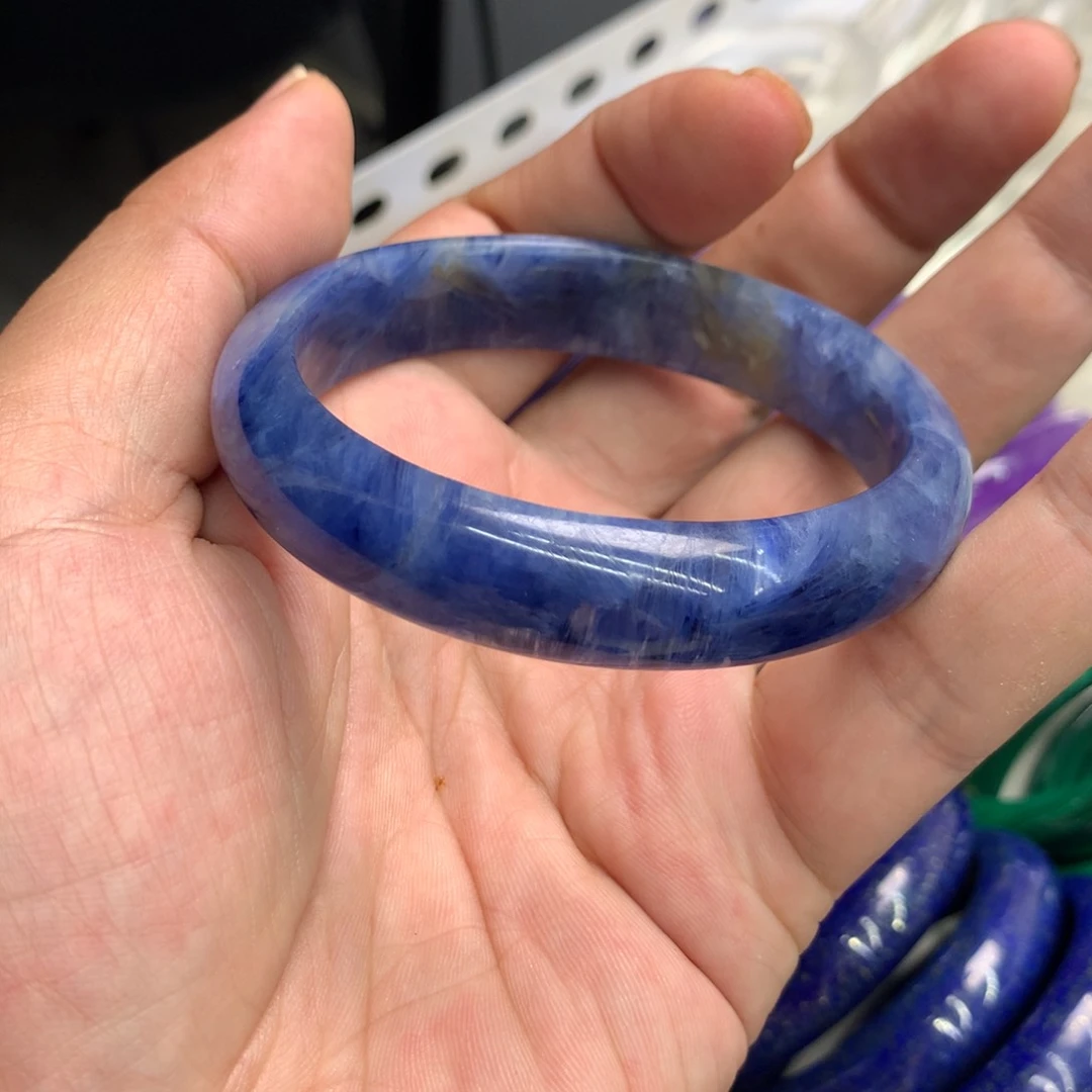 紫***狸手镯蓝晶石未镶嵌