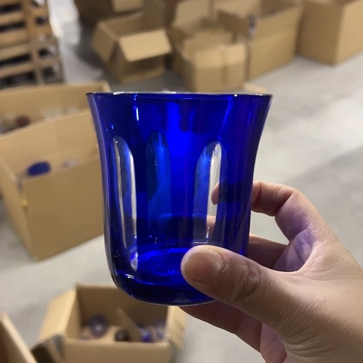 平底款水晶玻璃微瑕一个