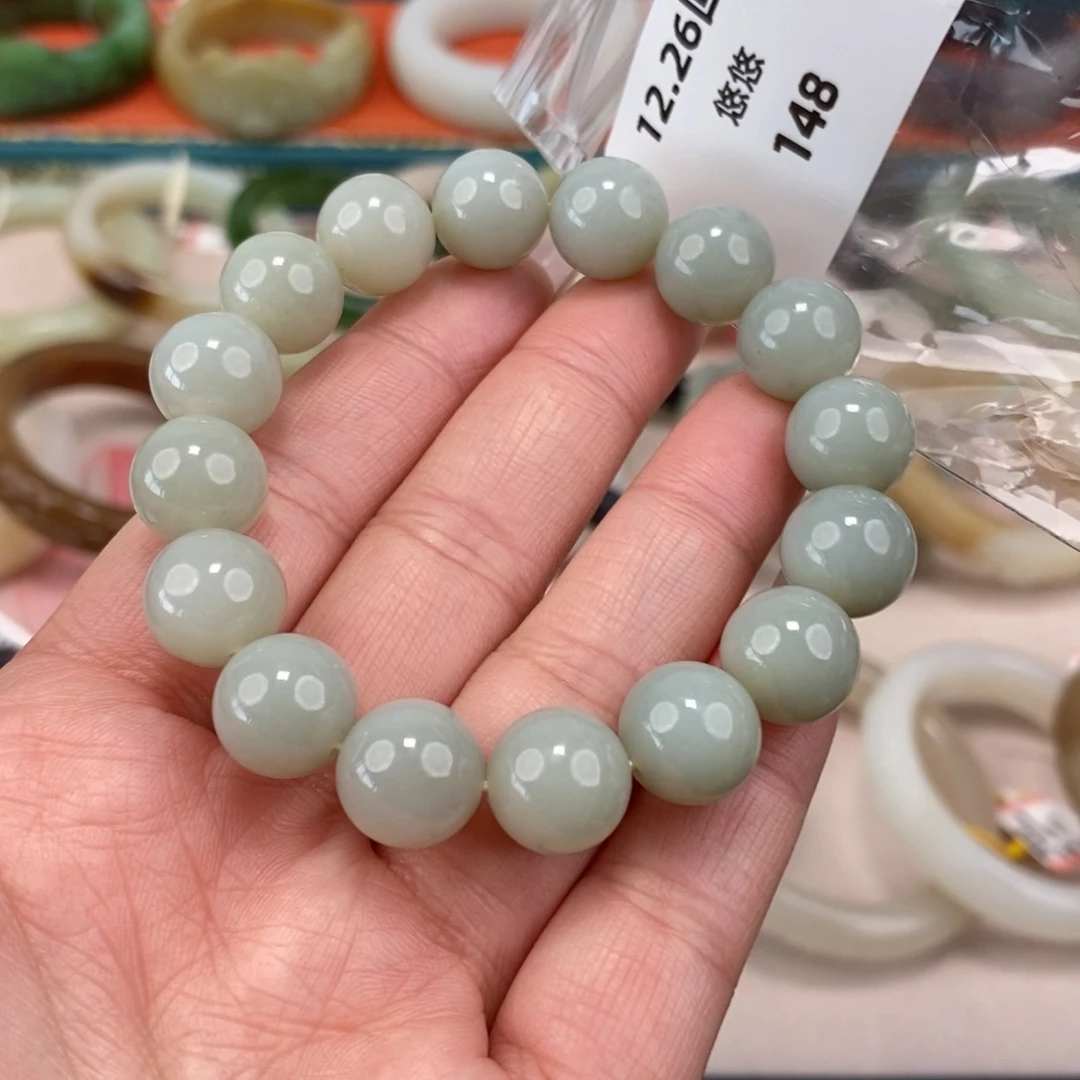 和田玉未镶嵌手镯珠子回流