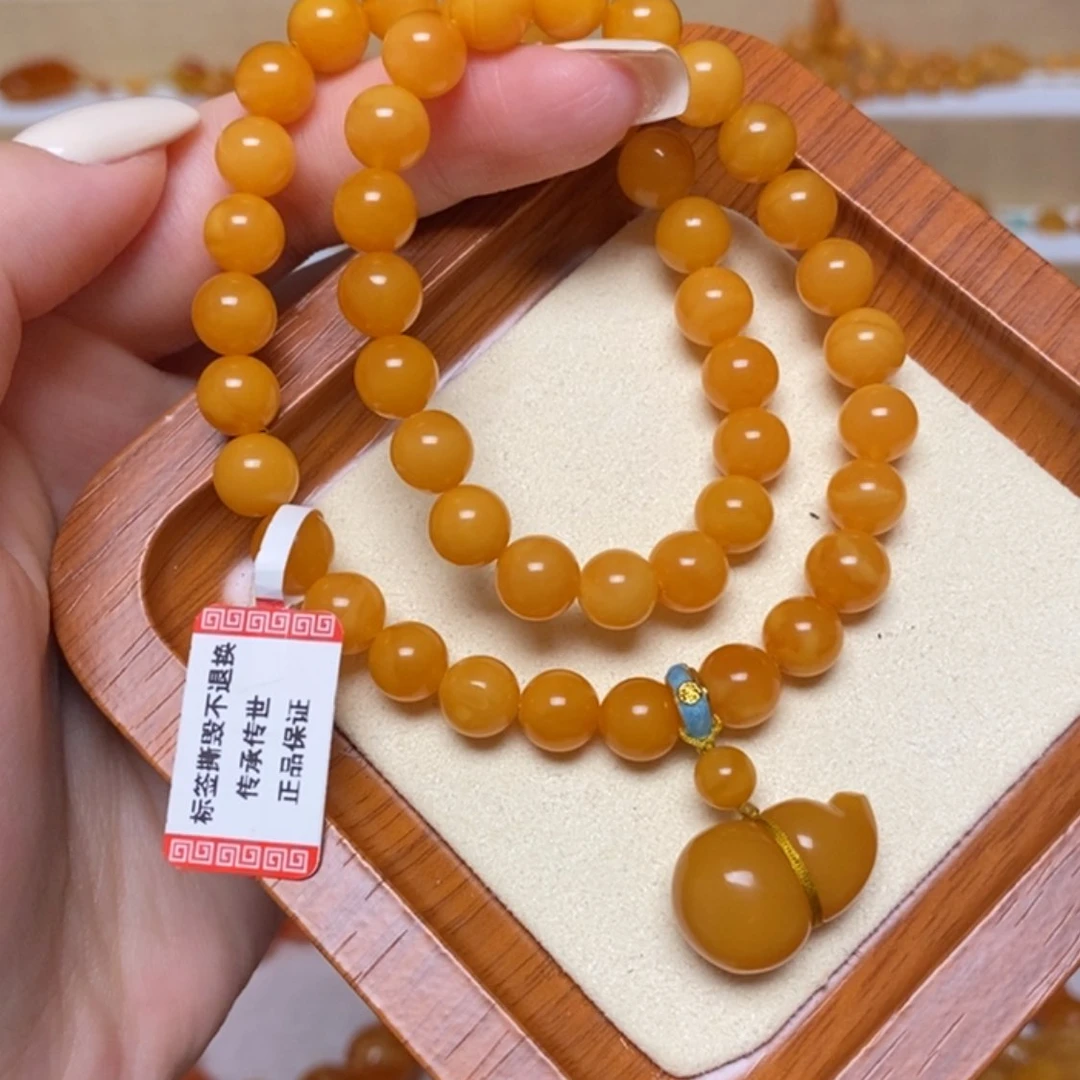 【闪购商品】未镶嵌蜜蜡手链手串