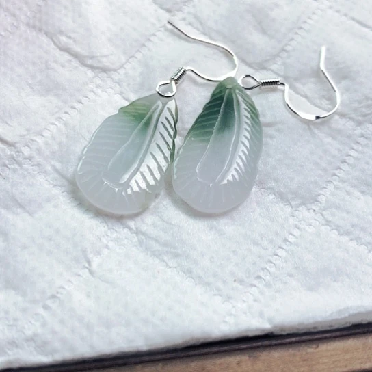 翡翠颈饰未镶嵌子*耳坠