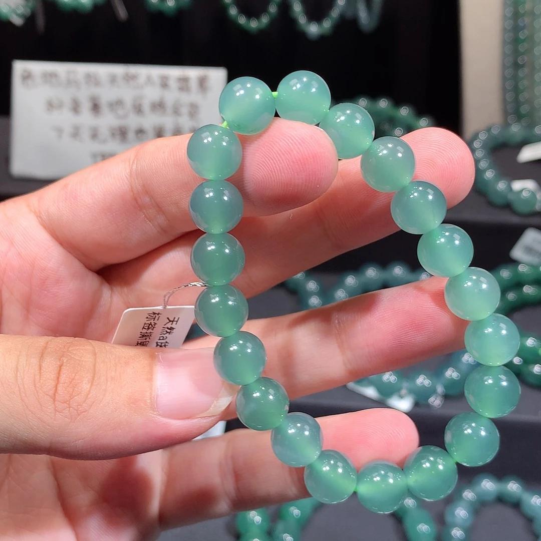 未镶嵌手链翡翠天然a货翡翠手串9.6