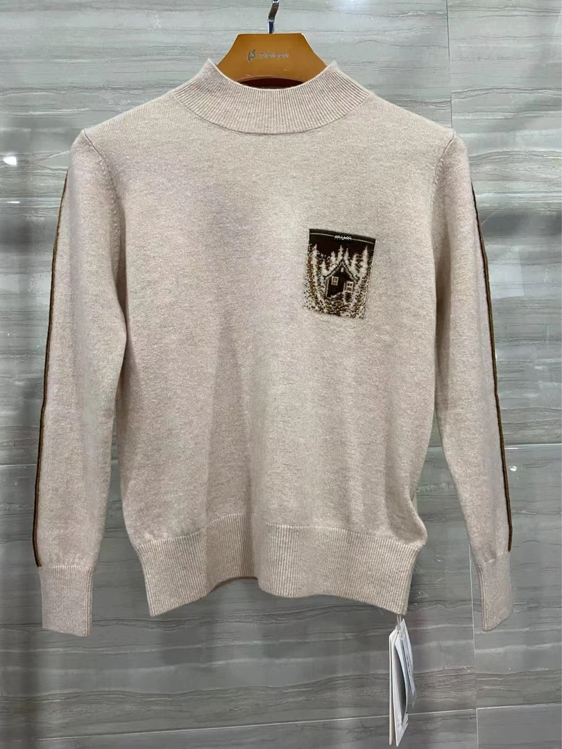 孤品女式时尚休闲羊毛衫羊绒针织百搭