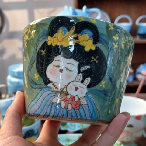 炉景德镇釉下手绘陶瓷