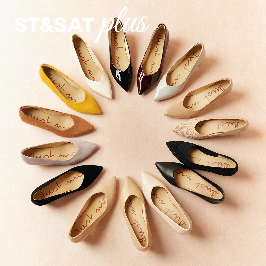 【糯米糍系列】星期六25秋新款简约优雅尖头粗跟单鞋SSD3111549