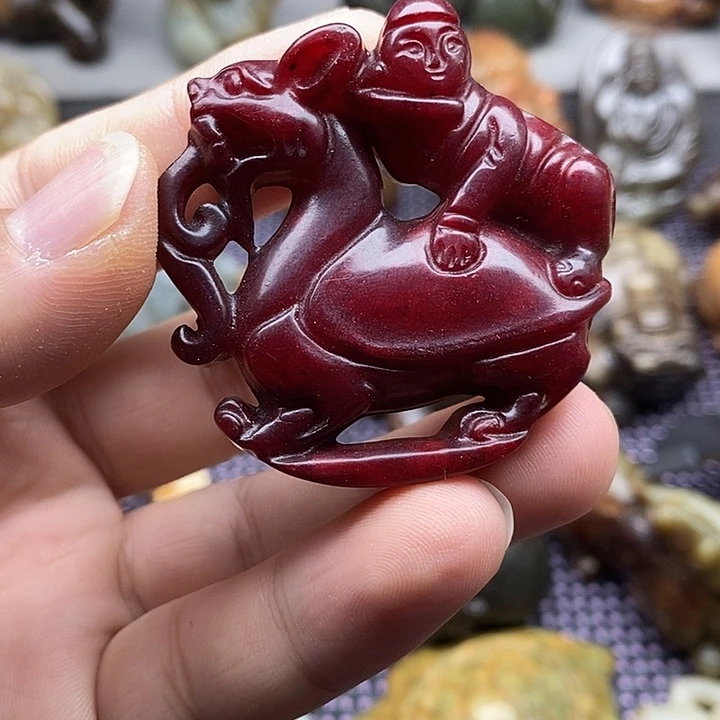 蛇纹石玉合金颈饰