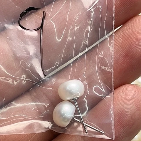 淡水珍珠颈饰银S925镶嵌9**_