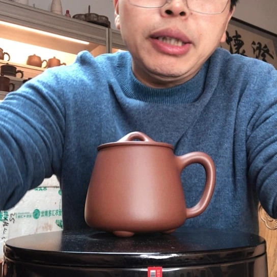 紫泥茶杯石瓢容量500