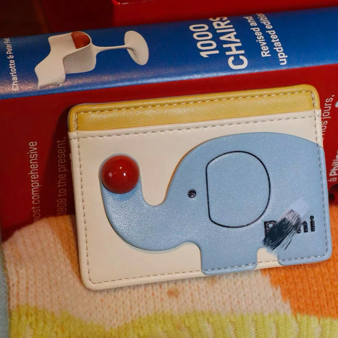 大象卡包--多功能生肖个性女生卡通时尚三折少女心二次元证件包D2