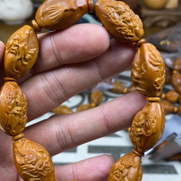 橄榄核手串/手链橄榄核雕工艺手串