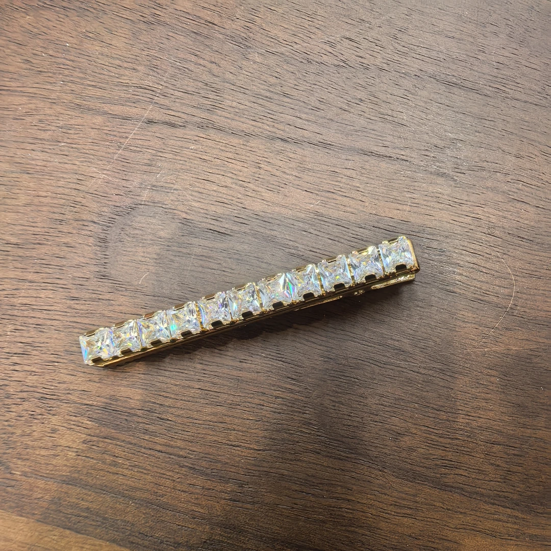 E069金色告告闪闪泡菜款边夹