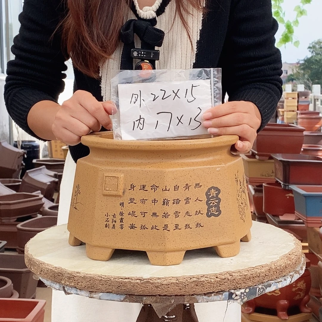 花盆紫砂紫砂花盆