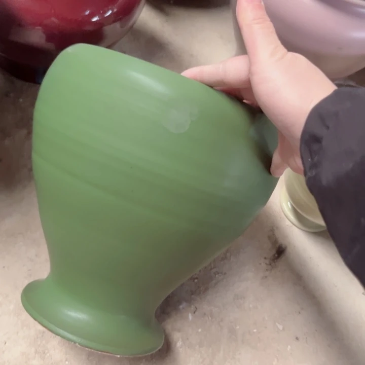 瓷片口19高25瑕景德镇陶瓷