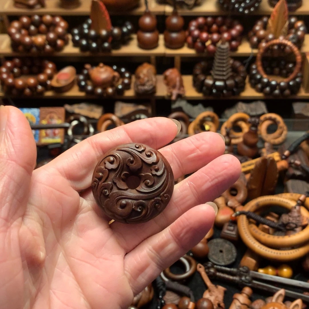 F***L枣木枣木平安扣直径4厘米