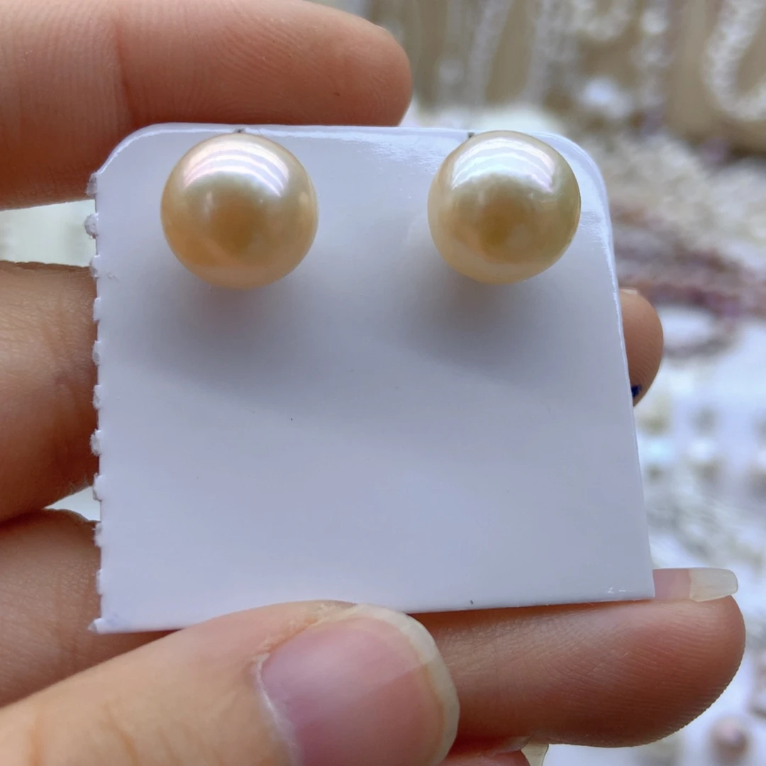 淡水珍珠未镶嵌耳饰