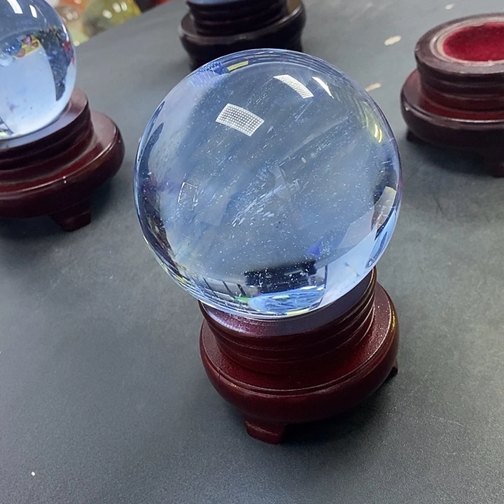 随***然石材8.8厘米蓝水摆件