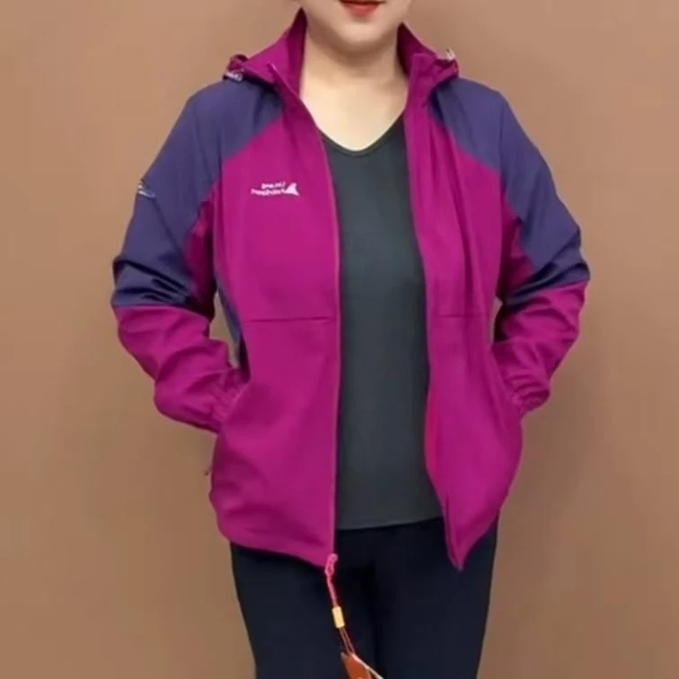 休闲外套户外帽可拆卸