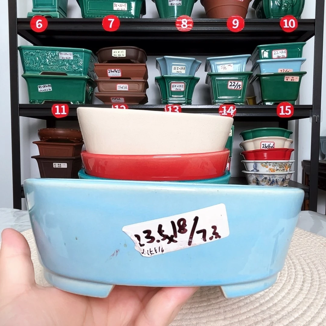 宜兴紫砂花盆直播间