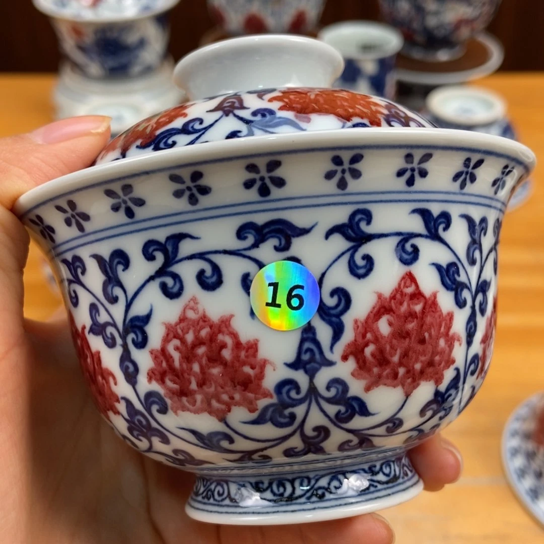 手绘现代茶具非古董