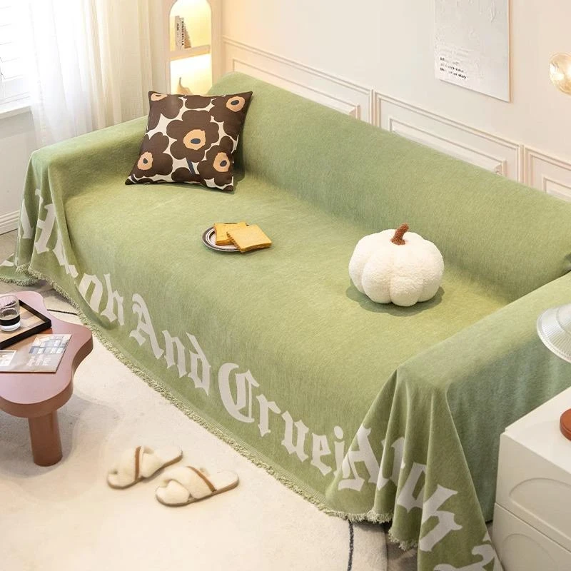 高级感沙发盖布沙发垫盖巾防猫抓四季通用沙发套罩防滑盖毯