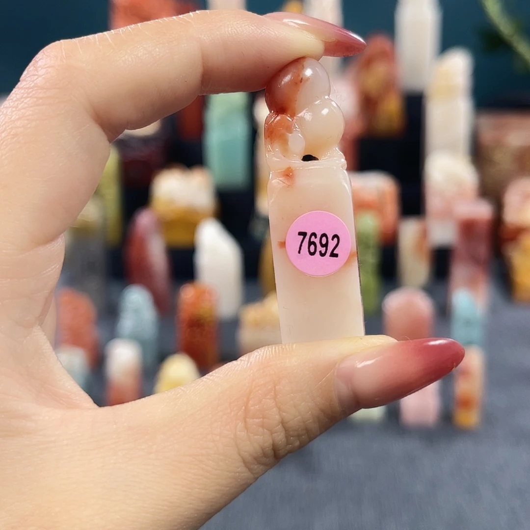 印石昌化石7692包邮包刻