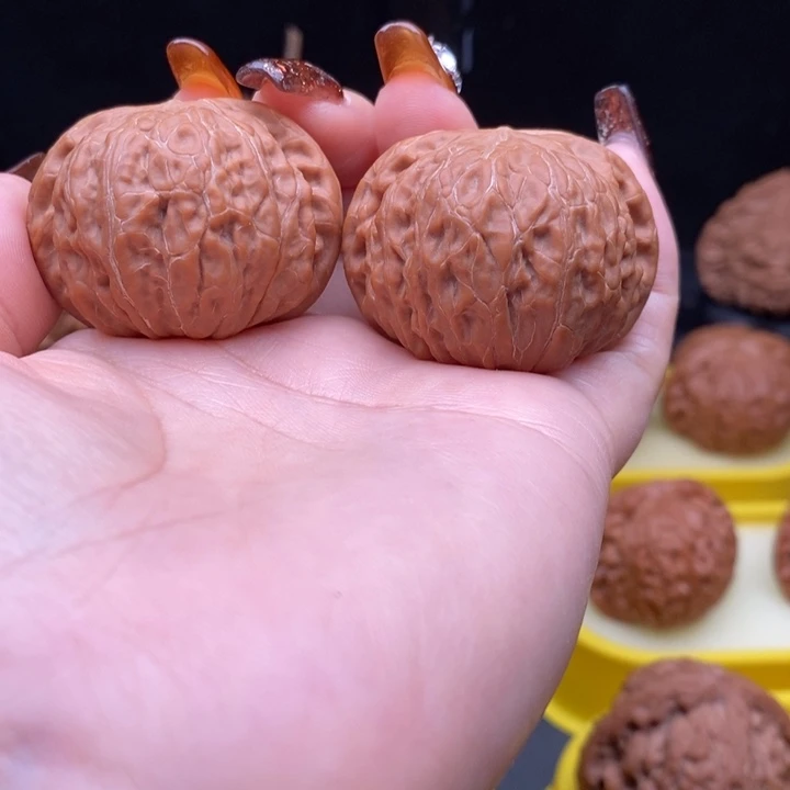 三***三把件文玩核桃铁锤