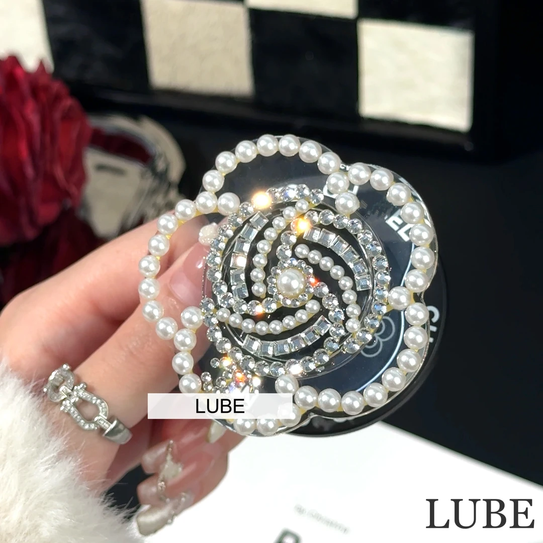 【纯欲山茶】歪歪高定手工钻磁吸支架适用于安卓苹果手机壳