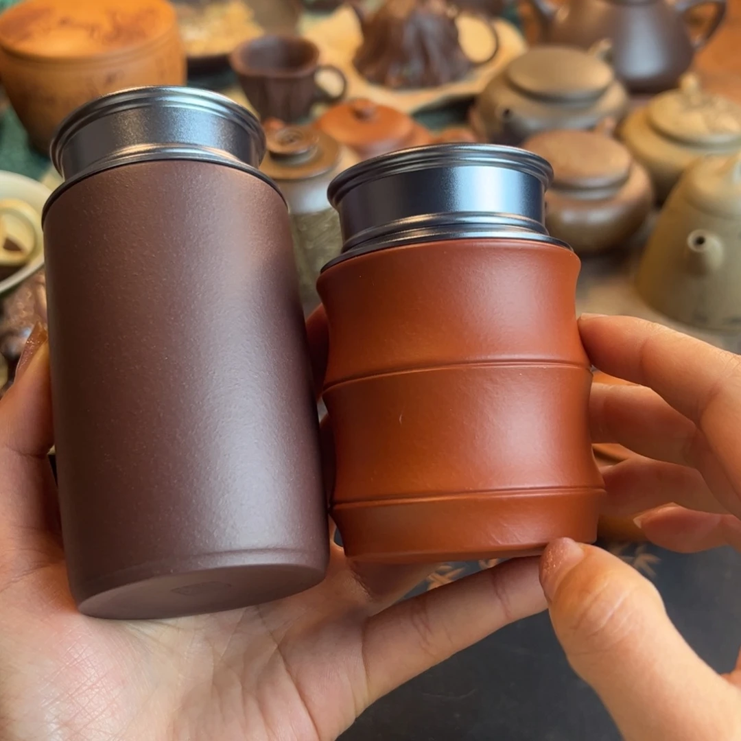 摆件如****C茶叶罐一对半手工