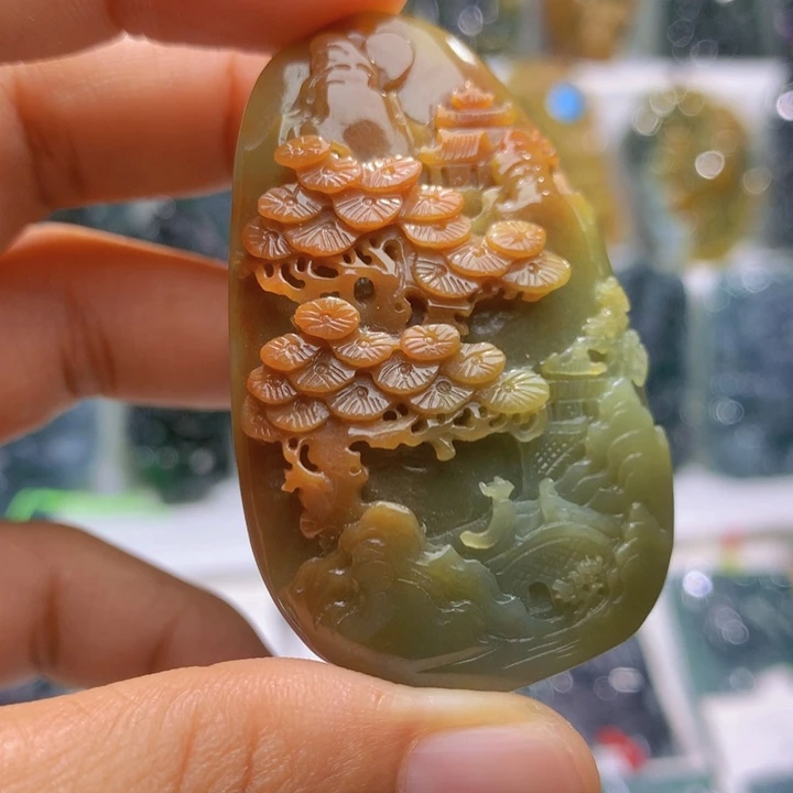 吊坠(不含链)未镶嵌翡翠