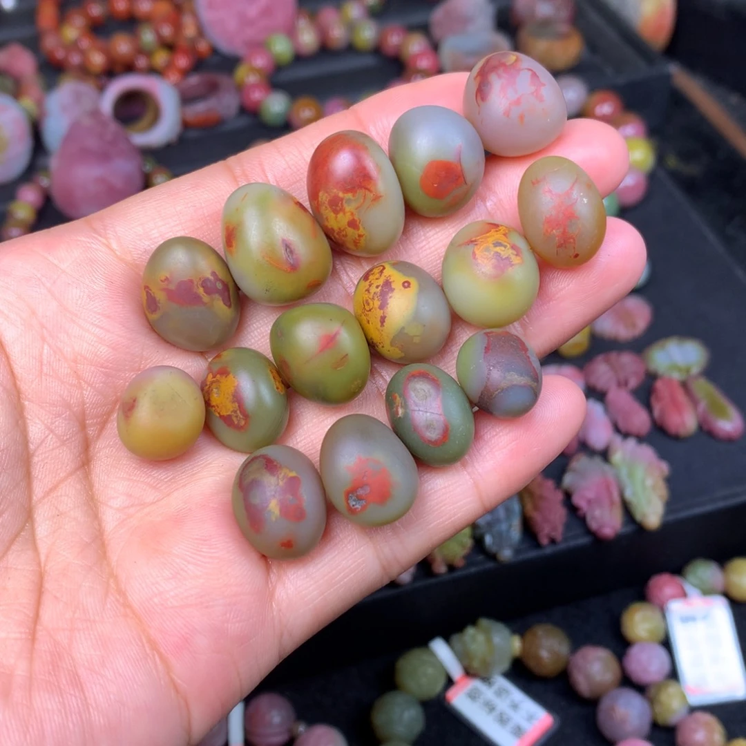 玛瑙/玉髓未镶嵌手链包浆打包