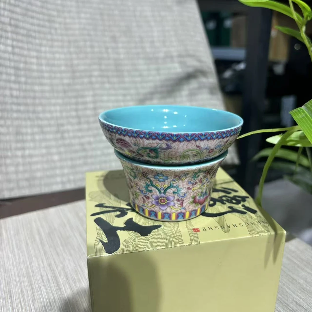 【中国邮政专属链接】茶器万花珐琅彩茶漏2406