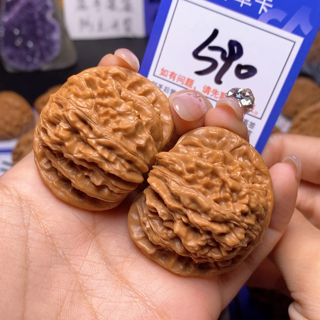 文玩核桃把件44四座楼 590