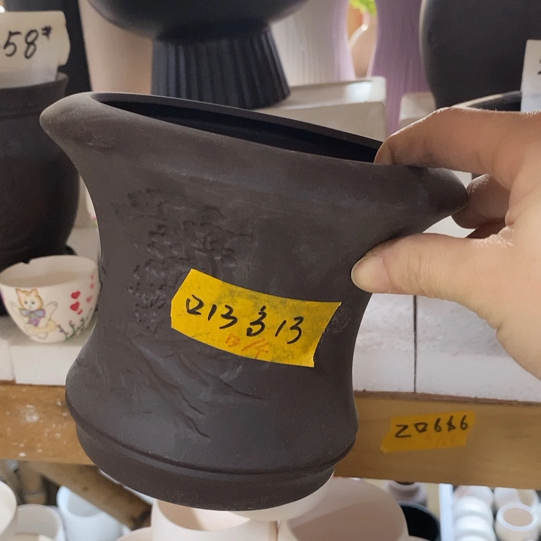 杯子陶陶盆有孔 瑕疵介意勿拍