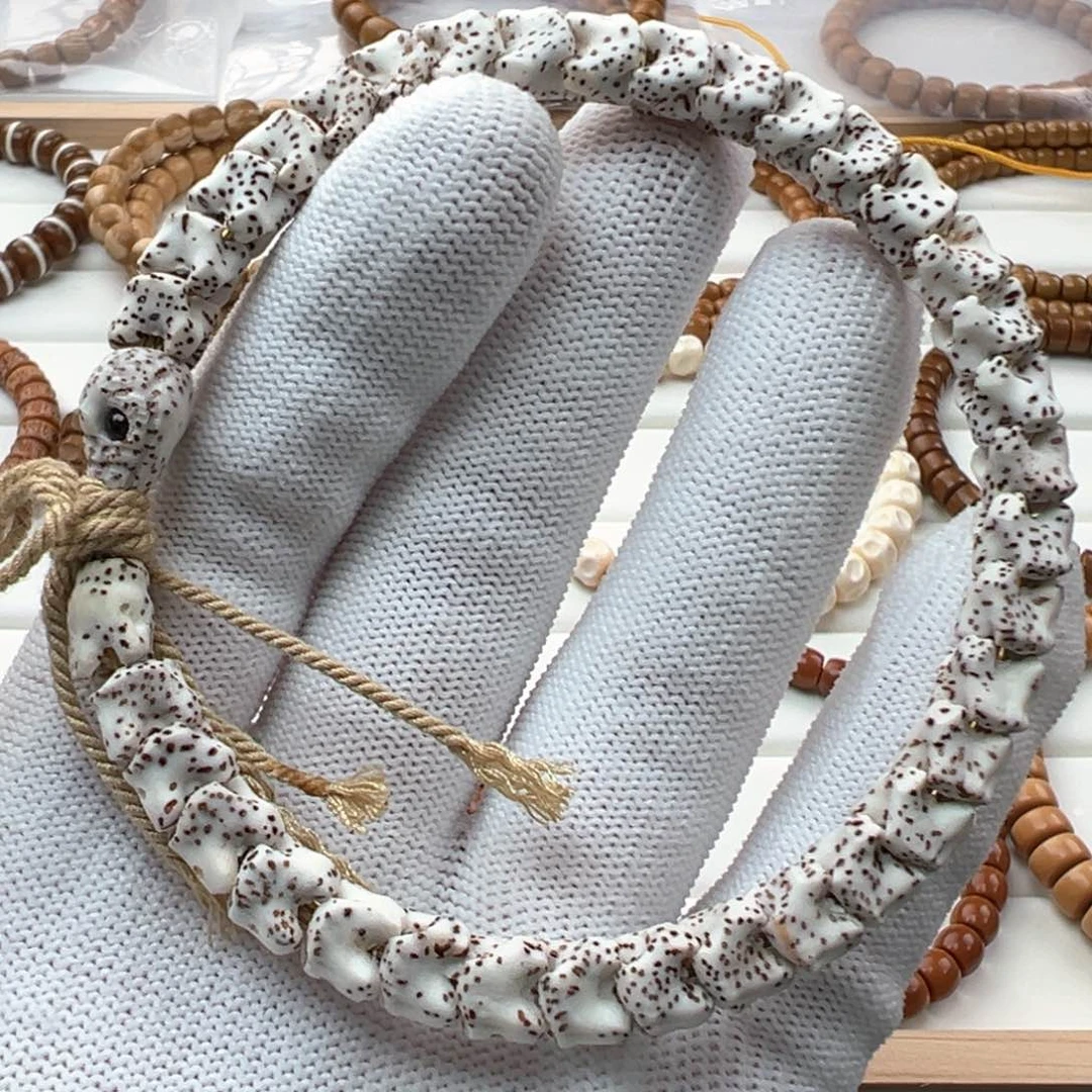 星月菩提手串9的星月蛇骨单圈