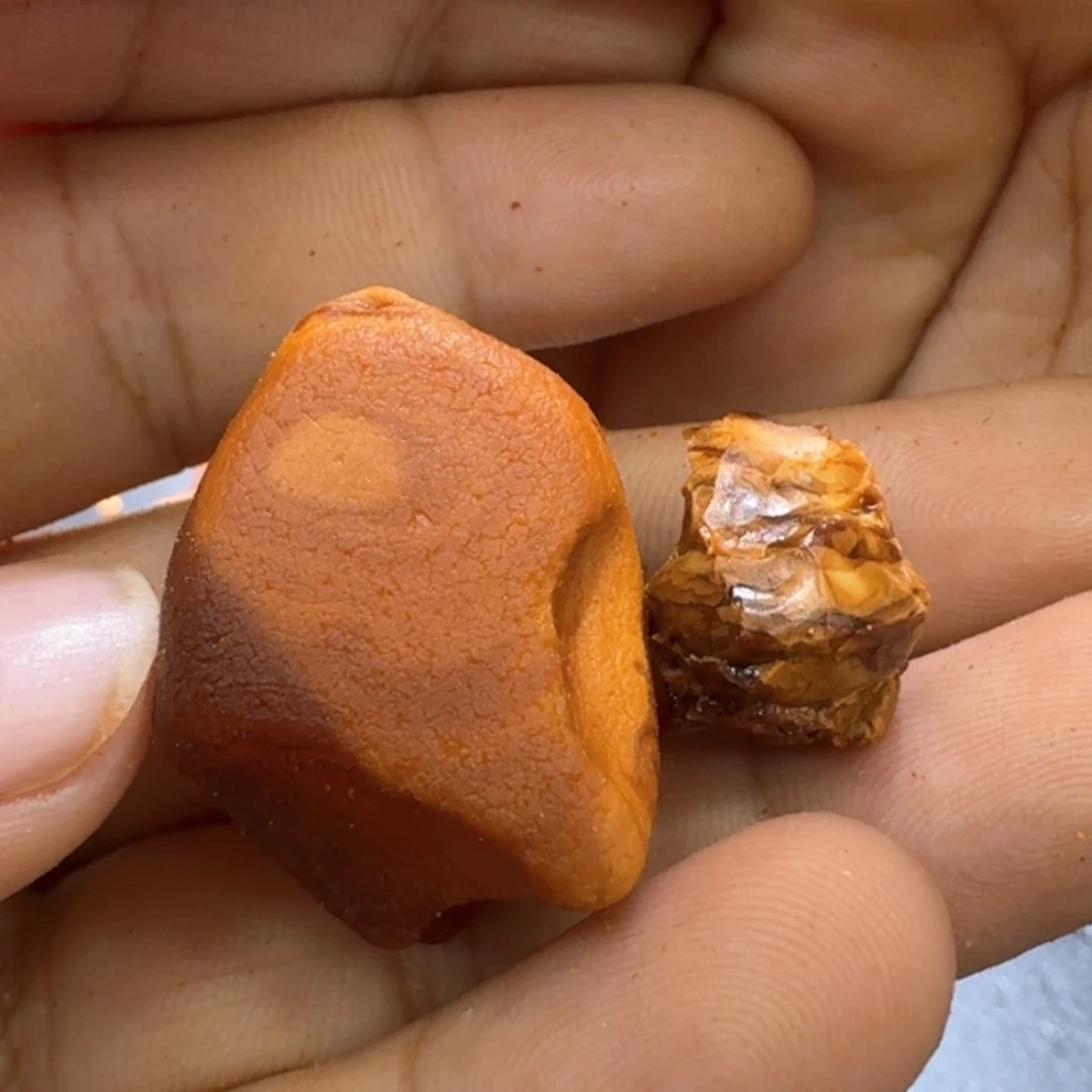 定制琥珀未镶嵌静*姐专拍
