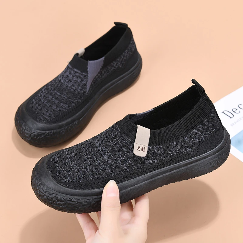 新款老北京布鞋女单鞋透气休闲鞋时尚百搭轻便妈妈鞋厚底防滑女鞋