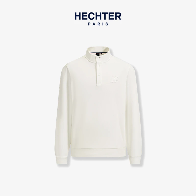 HECHTER男士秋季商务休闲卫衣莱赛尔时尚纯色百搭上衣TT32416