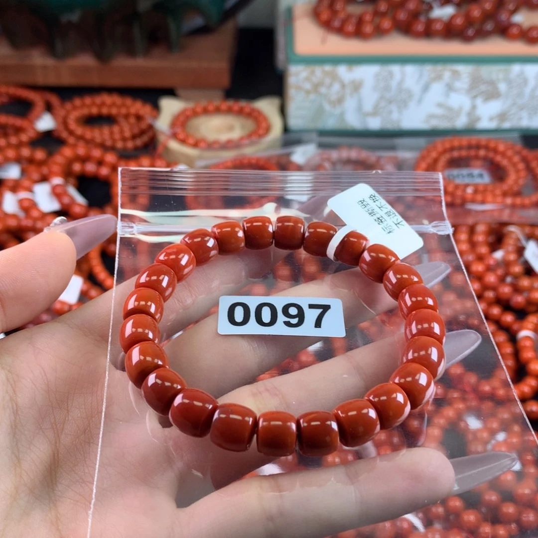 南红玛瑙手链未镶嵌0097
