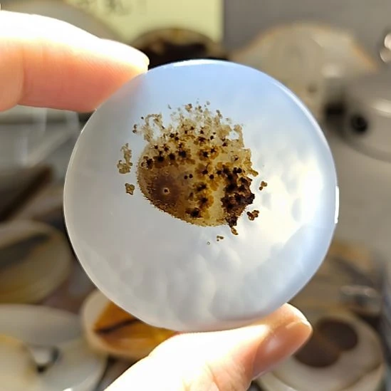 玛瑙/玉髓未镶嵌颈饰河豚