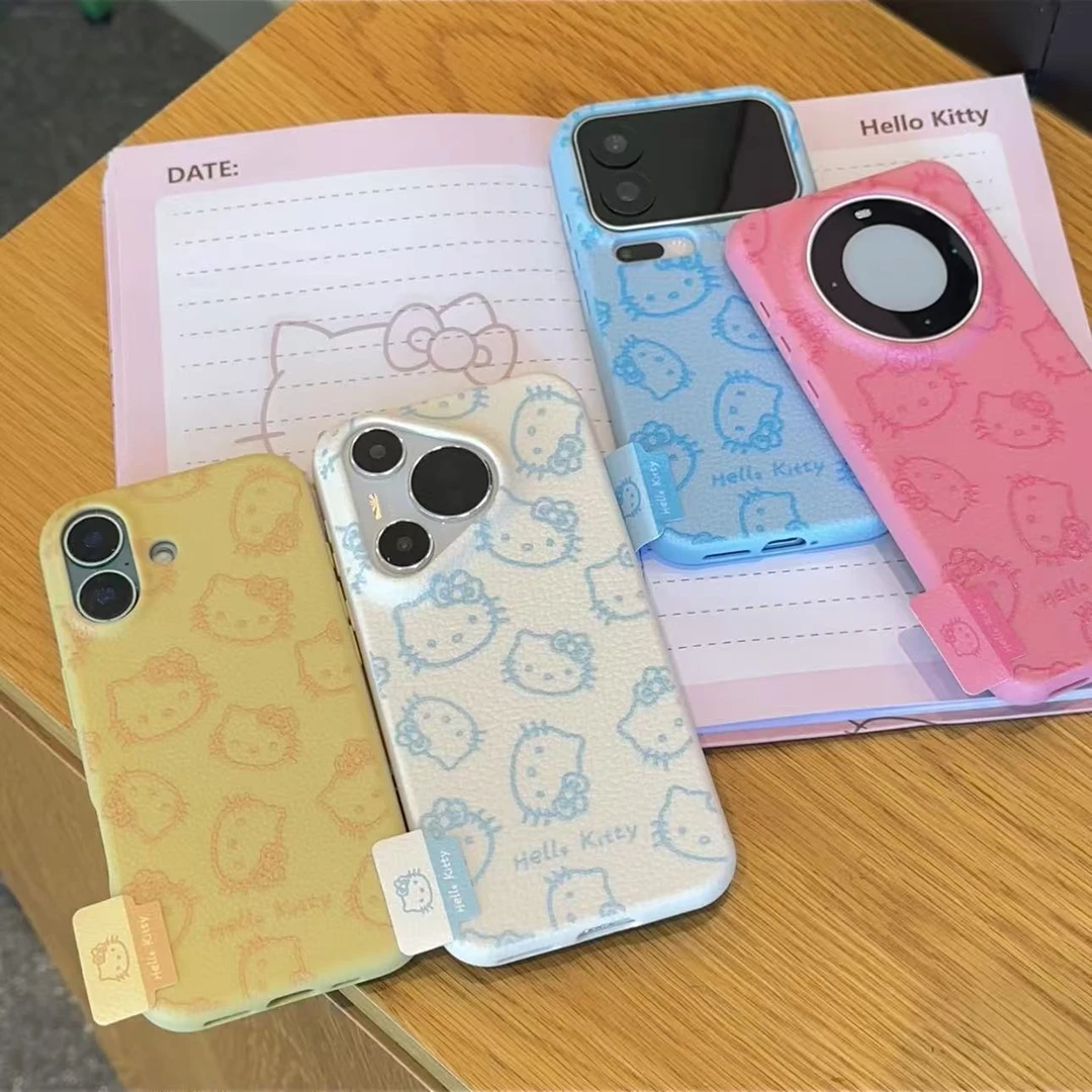 GGBond多巴胺线条kt标签适用苹果17皮纹16手机壳华为vivo小米oppo