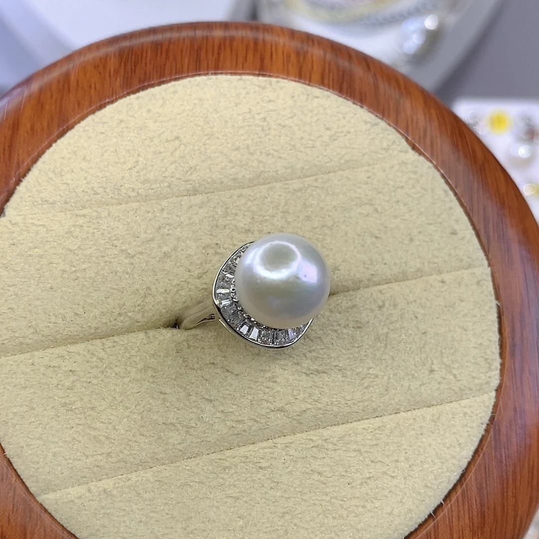 淡水珍珠戒指合金F