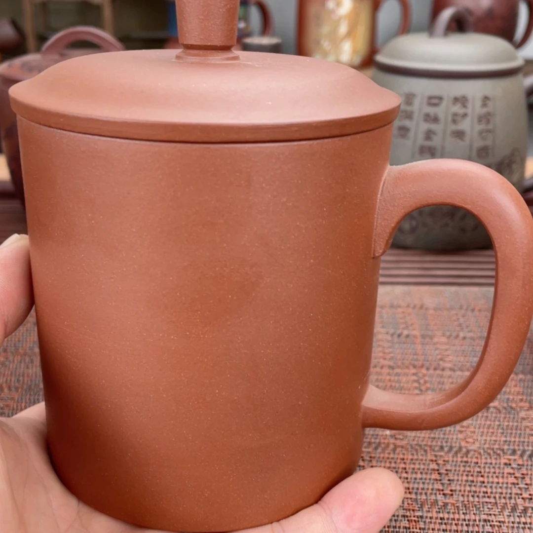 【闪购商品】茶杯紫砂宜兴原矿紫砂盖杯微瑕