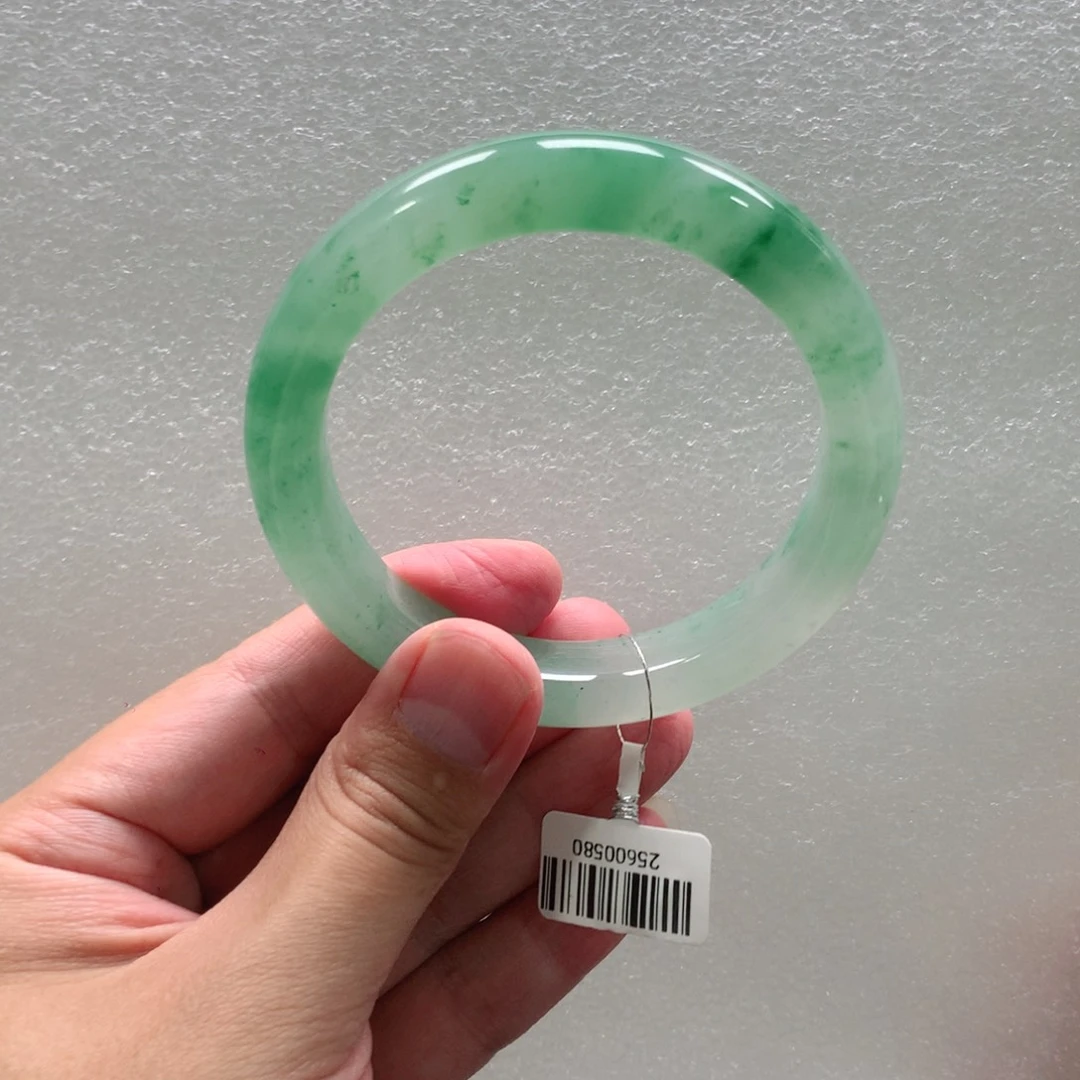 ****宝石英质玉未镶嵌手镯青青62-宝