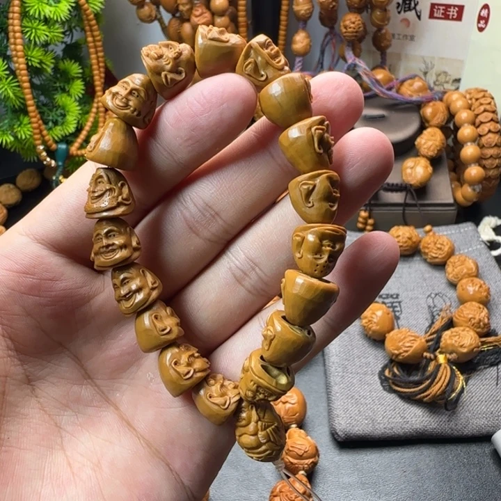 橄榄核手串/手链十八罗汉