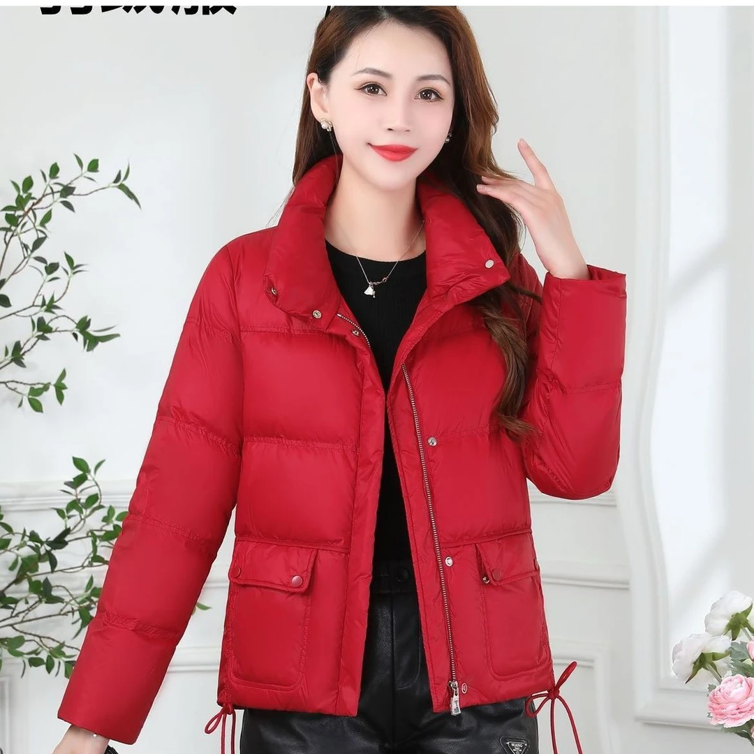 【HY151】新款时尚百搭休闲短款厚羽绒服外套